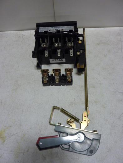 Used ALLEN BRADLEY 30 Amp Disconnect Switch 1494V-DS30 SER A #57365