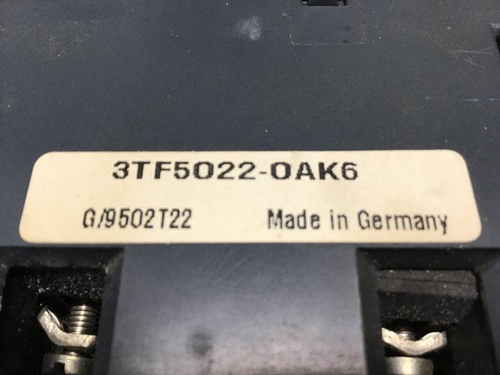 Used SIEMENS Contactor 3TF5022-OAK6 Used