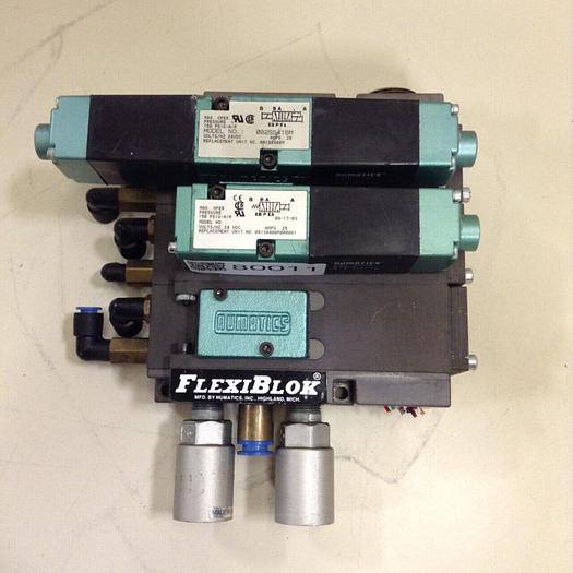 Used NUMATICS Control Block w/ Valves 082SS415M #80011