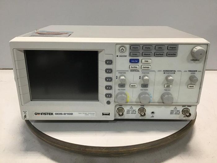 Used GW INSTEK Digital Storage Oscilloscope GDS-2102 #119519
