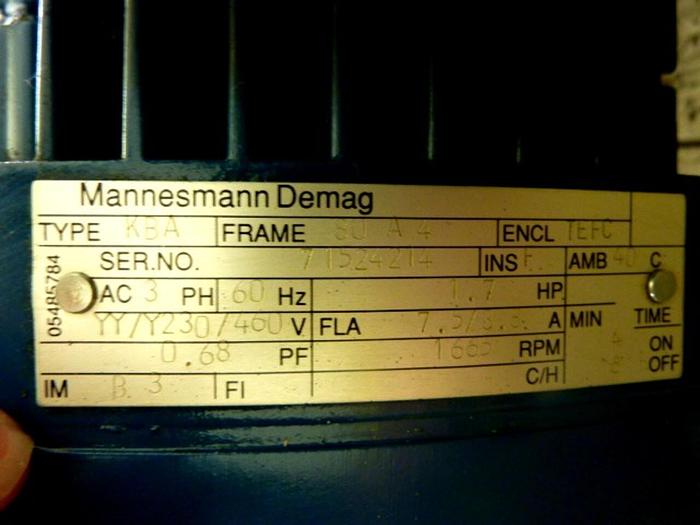 Used MANNESMANN DEMAG Microspeed Unit FG08-B3-U1-H2-F1 #45930