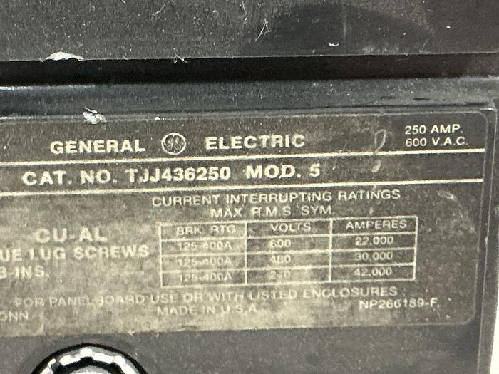 Used GENERAL ELECTRIC TJJ436250