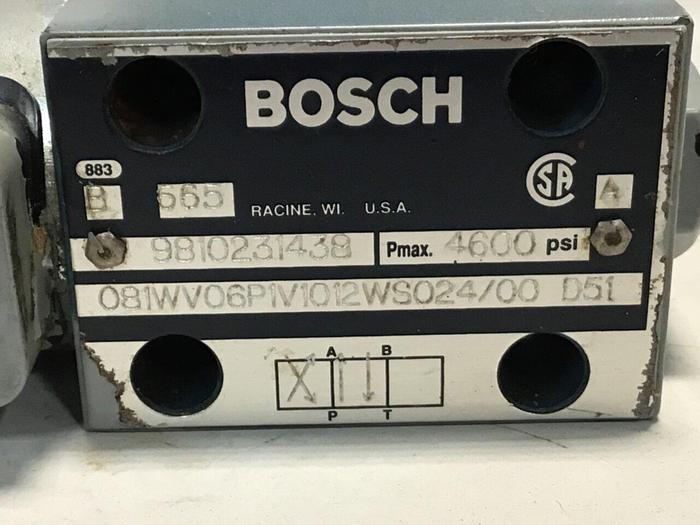 Used BOSCH Valve 9810231438 081WV06P1V1012WS024/00D51 Used