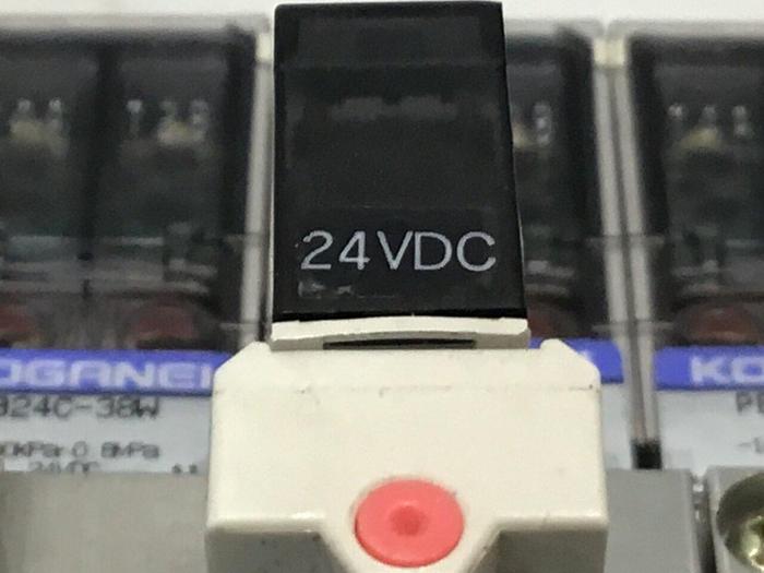 Used KOGANEI Manifold w/ Valves PBM7P-3W #121006