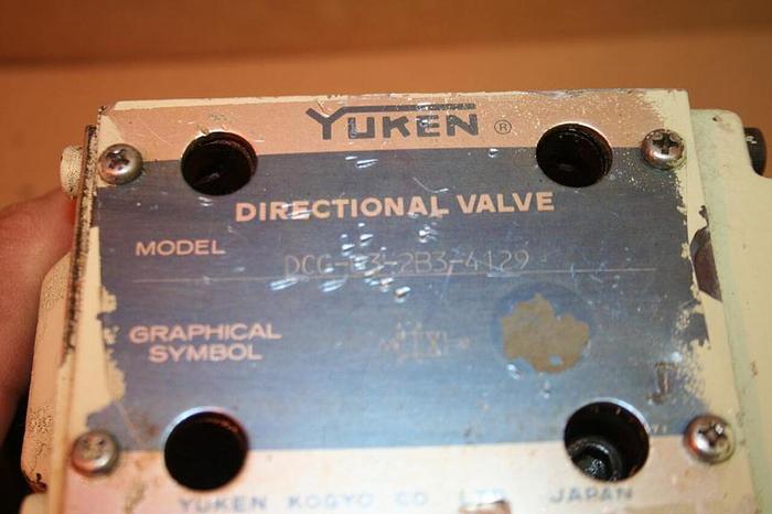 Used YUKEN Directional Valve DCG-03-2B3-4129 #13246