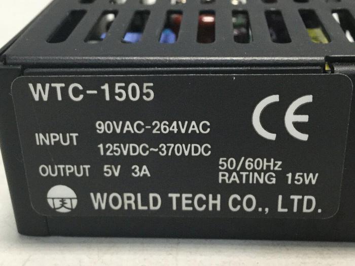 Used WORLD TECH Power Supply WTC-1505 #101891