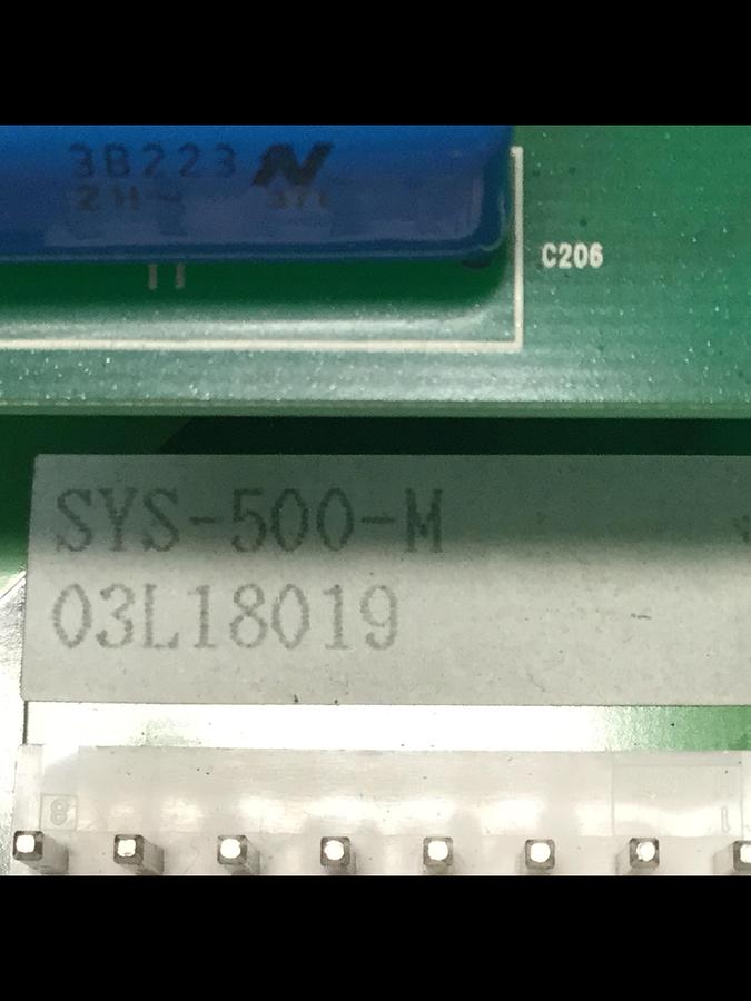 Used SYSCO Display Control Panel SYS-500 USED