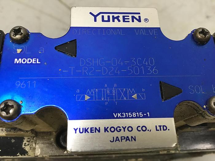 Used YUKEN DSHG-04-3C40-T-R2-D24-50136