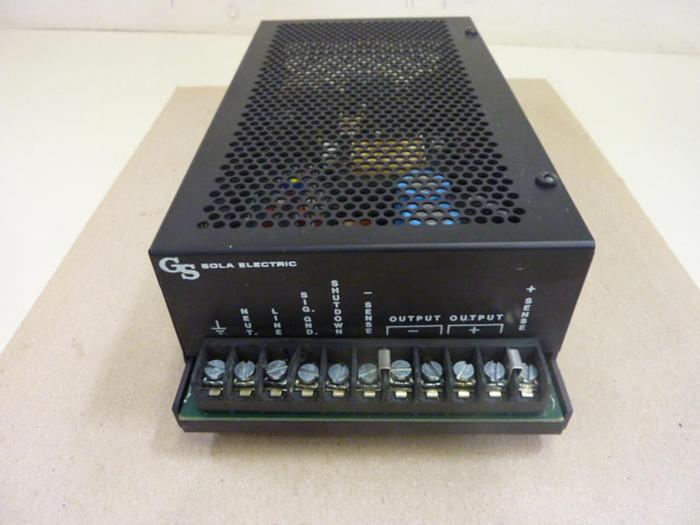 Used SOLA ELECTRIC Power Supply 86-12-312 #47147
