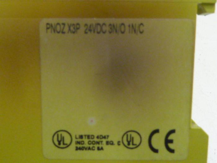 Used PILZ Safety Relay PNOZX3P24VDC3N/01N/C #64693