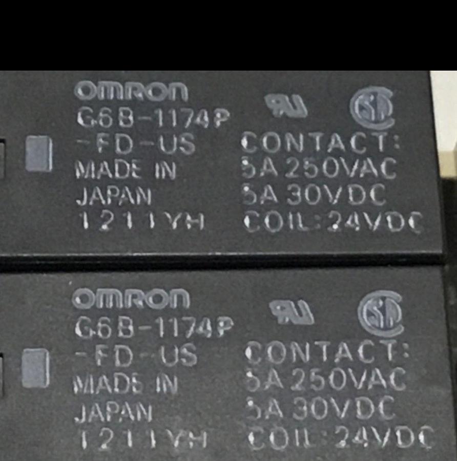 Used OMRON Relay & Socket G6B-1174P-FD-US P6BF-4BND USED