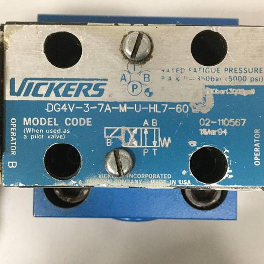 Used VICKERS Valve CVCS25W1320A00B12 #90460