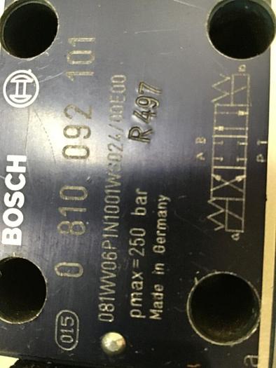 Used BOSCH Valve 0 810 092 101 #141888