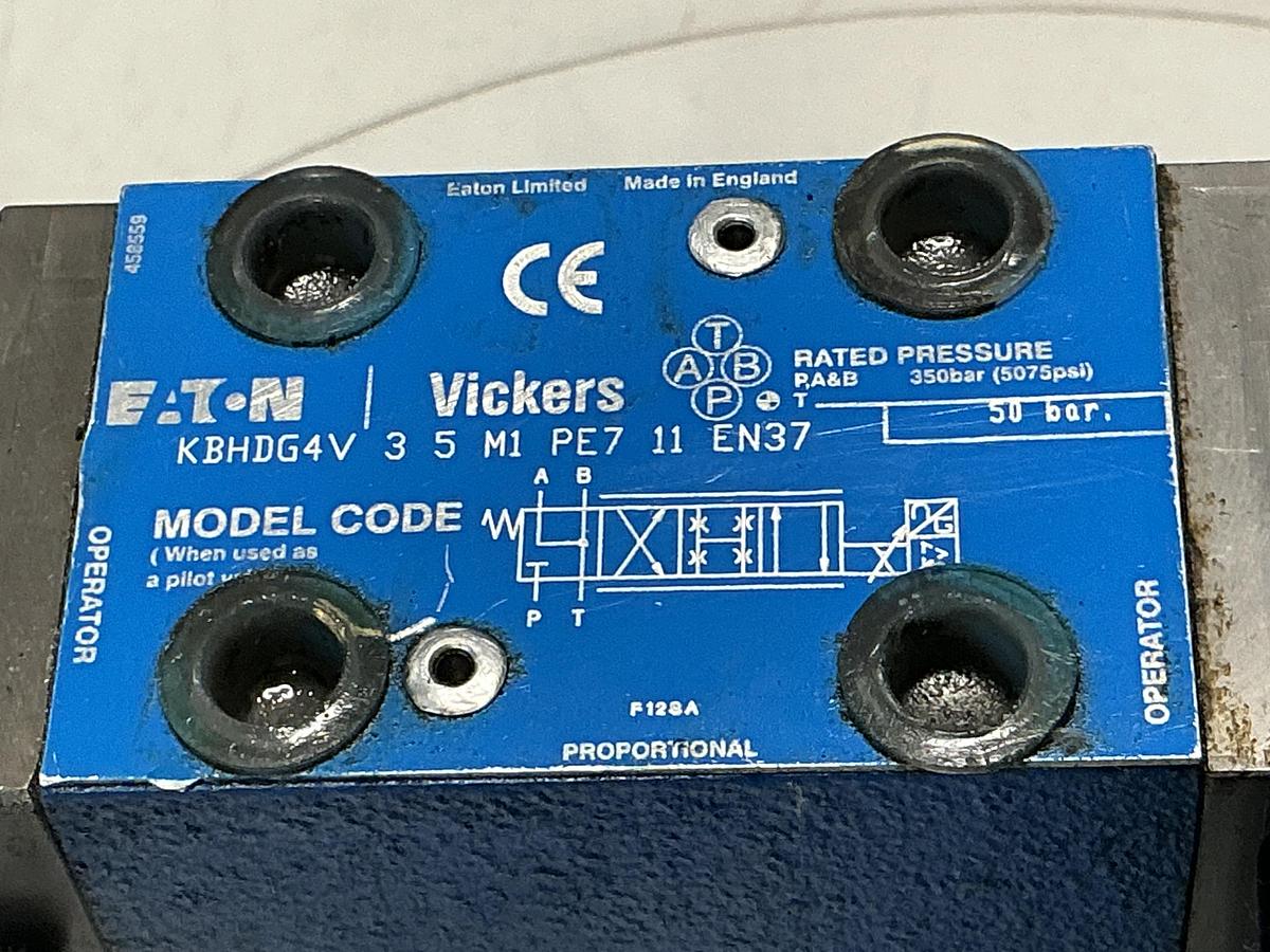 Used VICKERS KBHDG4V 3 5 M1 PE7 11 EN37
