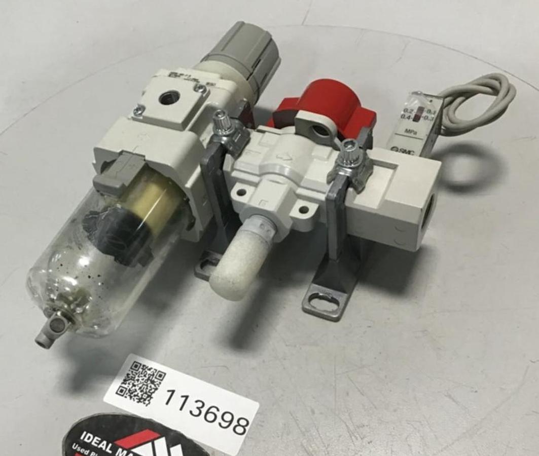 Used SMC Filter Regulator With Valve AW30K-N03-Z-B USED