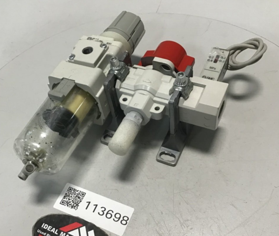 Used SMC Filter Regulator With Valve AW30K-N03-Z-B USED