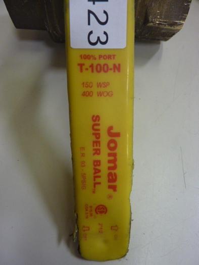Used JOMAR Ball Valve T-100-N #65424