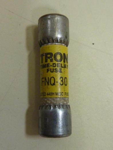 Used TRON / BUSSMANN 30 Amp Fuse FNQ-30 #62366