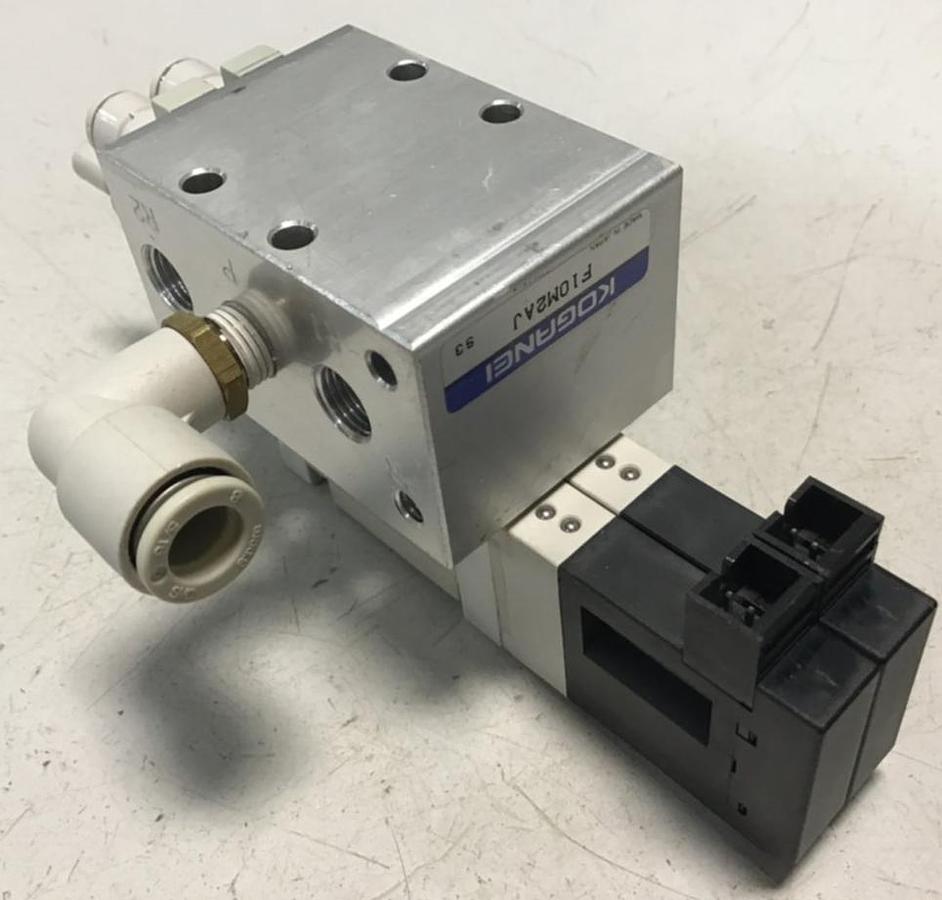 Used KOGANEI Manifold w/ Valve F10M2AJ USED