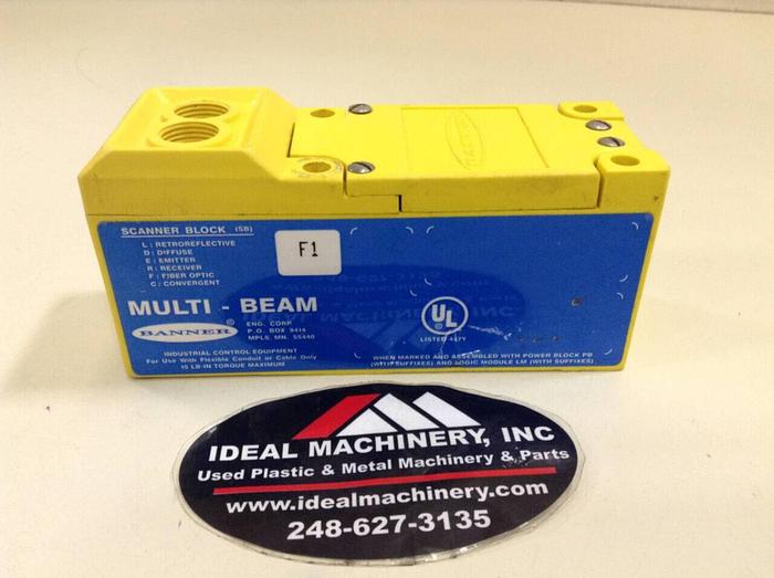 Used BANNER ENGINEERING Multi-Beam Scanner Block F1 #75254