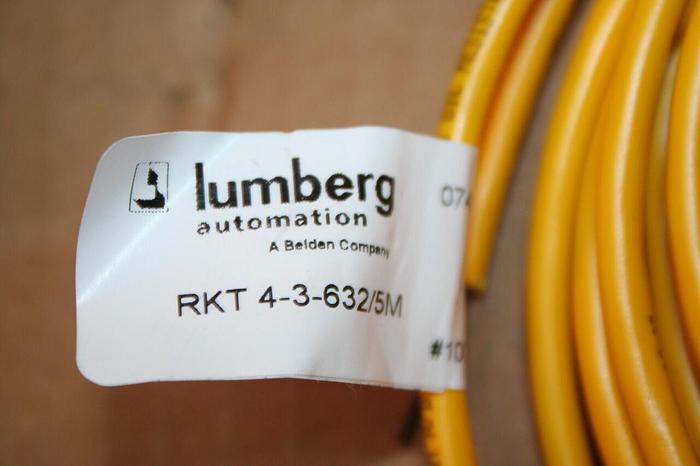 Used LUMBERG Cord Set Connector RKT4-3-632/5M Used