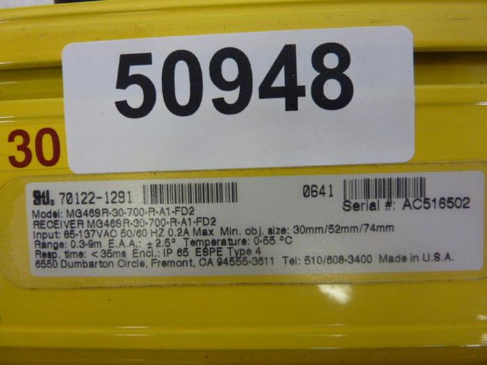 Used STI Light Curtain Receiver MG46SR-30-700-R-A1-FD2 #50948