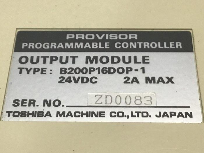 Used TOSHIBA Output Module B200P16DOP-1 #129614