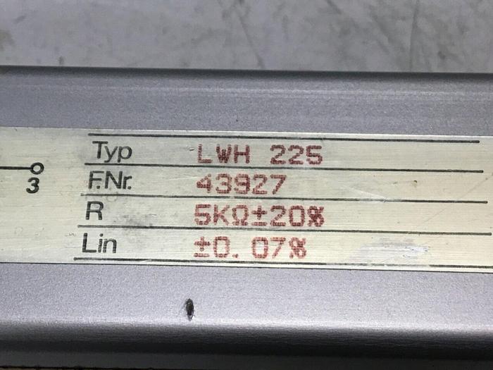 Used NOVOTECHNIK Linear Transducer LWH225 Used
