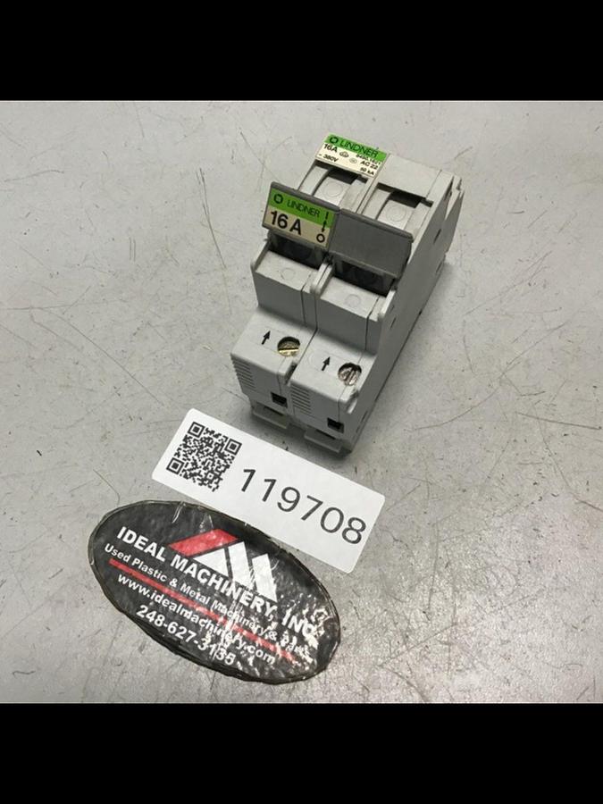 Used LINDNER 16 Amp Circuit Breaker 8490.1621 Used
