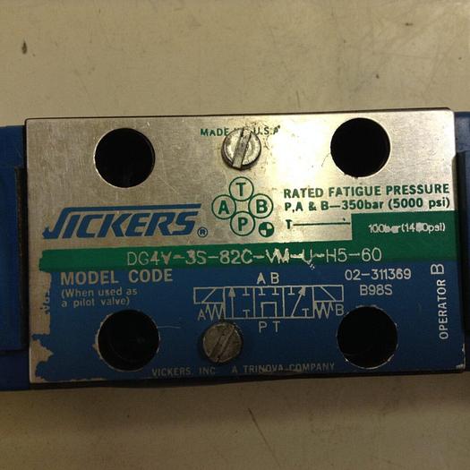 Used VICKERS Valve DG4V3S82CVMUH560 #87681