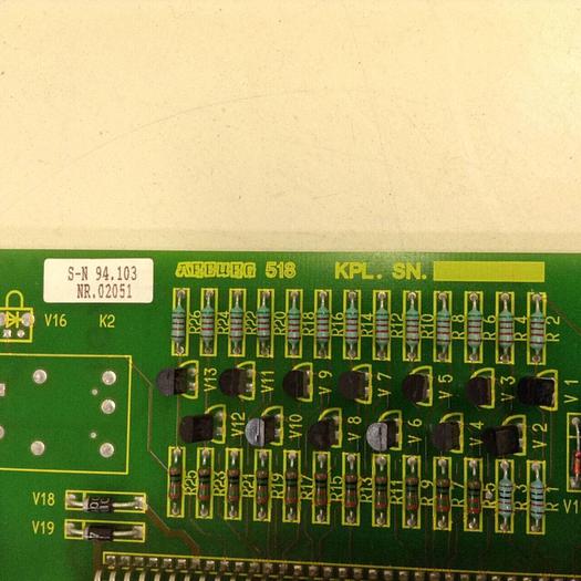 Used ARBURG Circuit Board ARB 518 518 Used
