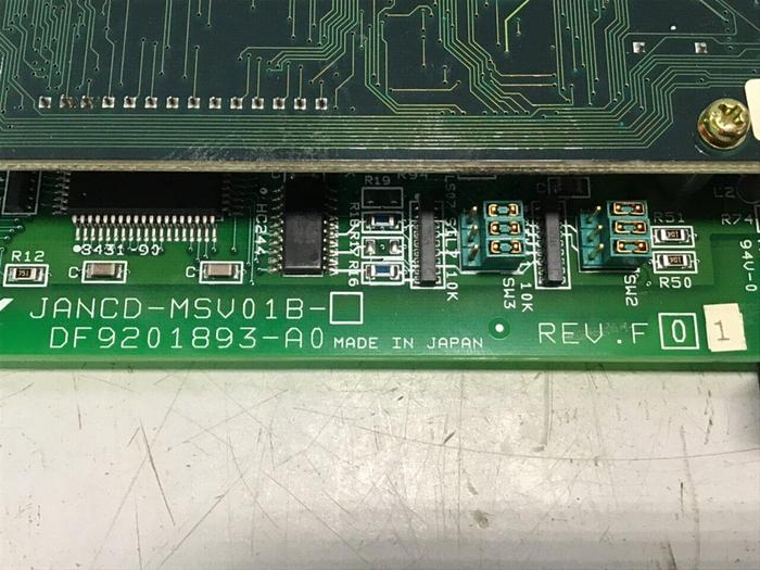 Used YASKAWA Circuit Board JANCD-MSV01B REV F01 #131026
