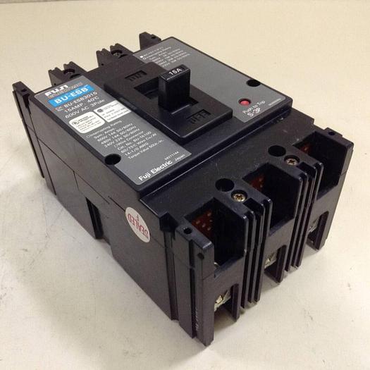 Used FUJI ELECTRIC 15 Amp Circuit Breaker BU-ESB3015 #84876