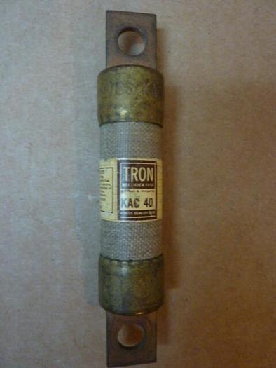 Used BUSSMANN 40 Amp Fuse KAC-40 #27463