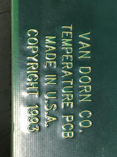 Used VAN DORN Temperature Circuit Board PC330-021 330-021 #137145