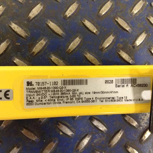 Used STI Light Curtain Transmitter MS46-20-1390-Q2-X Used