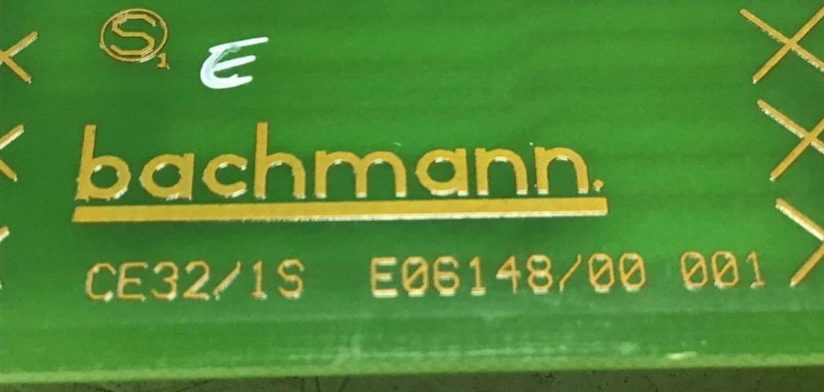Used BACHMANN ELECTRONIC Circuit Board CE32/1S USED