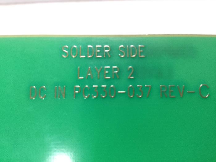 Used VAN DORN DC Input Board 330037 PC330-037 Used