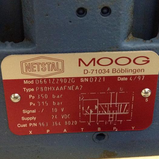 Used MOOG Hydraulic Valve D661Z2902G Used
