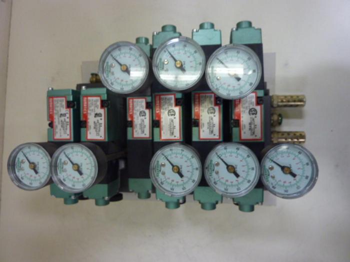 Used NUMATICS Control Block w/ Valves 082SA43AM #60110
