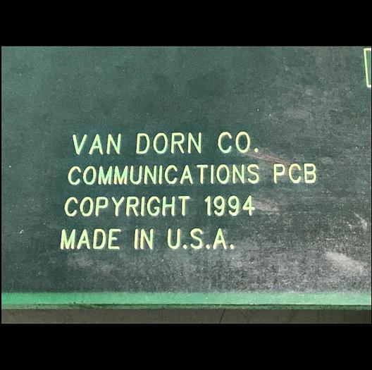 Used VAN DORN Communication Board PC330-081 330-081 Used