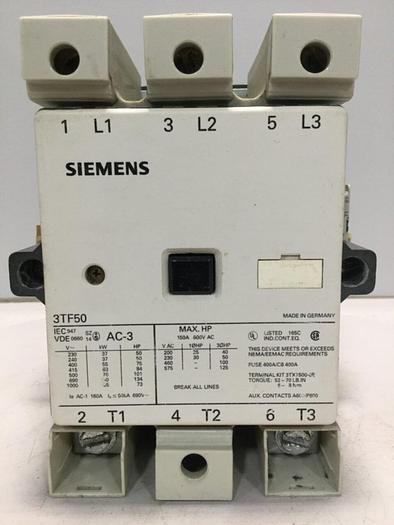 Used SIEMENS Contactor 3TF5022-OAK6 Used