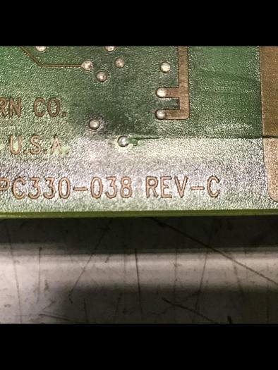 Used VAN DORN Pathfinder DC Output Board PC330-038 Used
