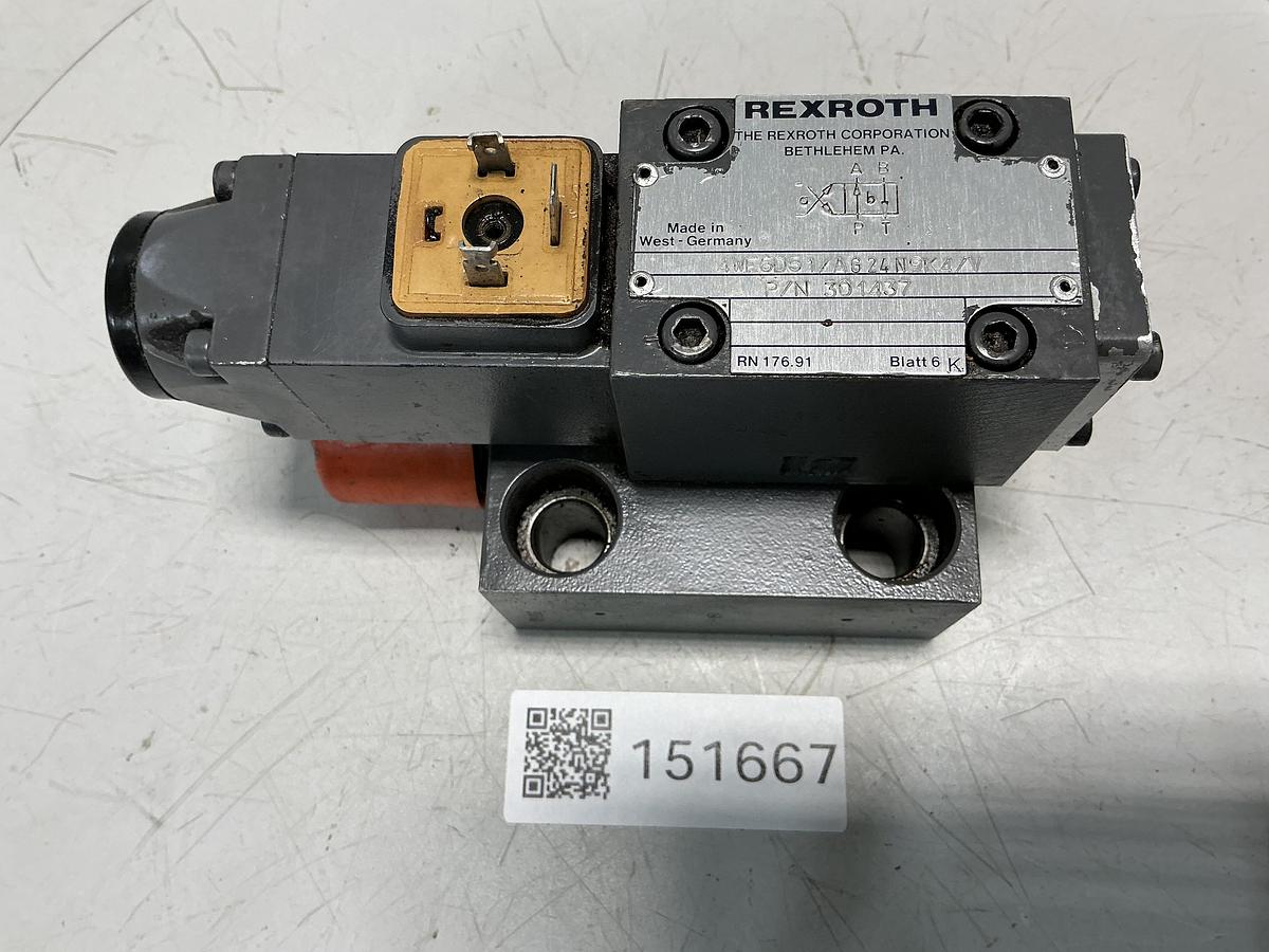 Used REXROTH 4WE6D51/AG24N9K4/V