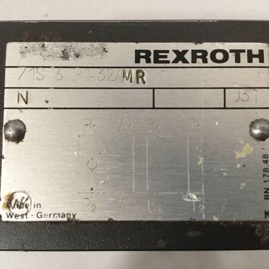 Used REXROTH Valve Z1S6P132MR #90418