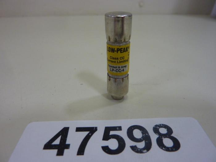 Used BUSSMANN 4 Amp Fuse LP-CC-4 #47598