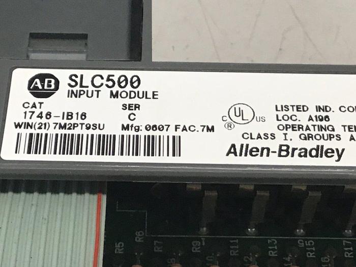 Used ALLEN BRADLEY Input Module 1746-IB16 SER C #127340