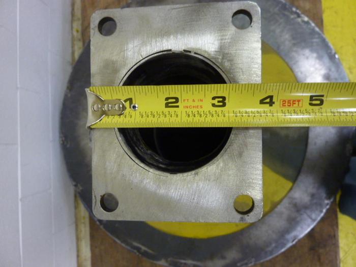 Used METAL FABRICATOR Stainless Steel Hopper HOPPER559 #59559