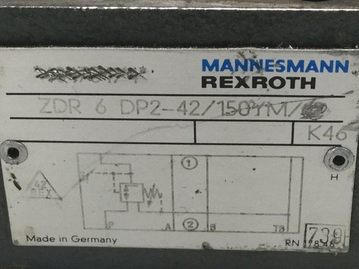 Used REXROTH Valve ZDR6DP242150YM #105818