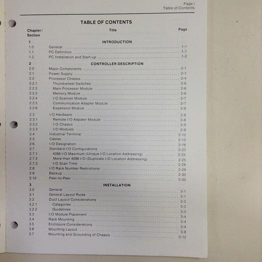 Used ALLEN BRADLEY Installation & Operation Manual 1775-6.7.1 #70871